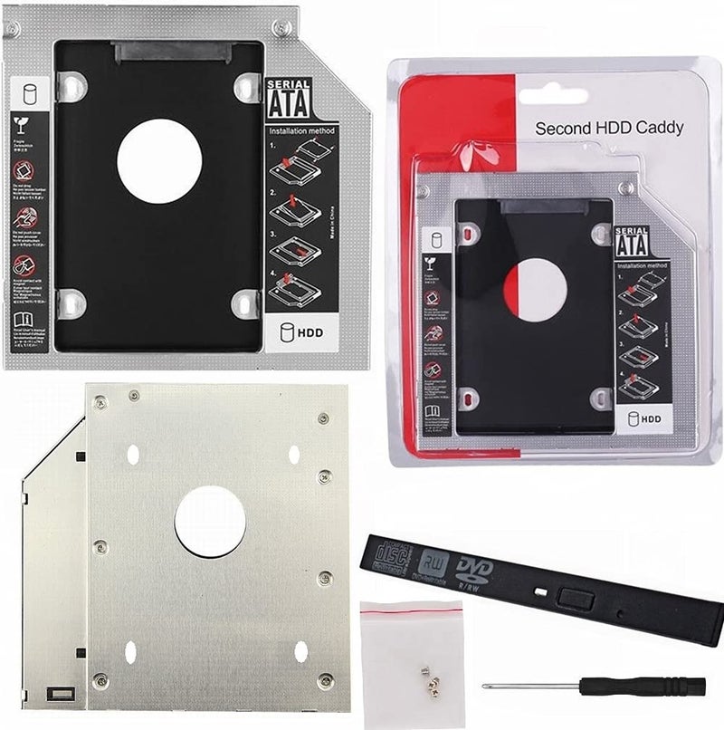 CARE CASE ® HDD harddisk Caddy 12.5mm SSD sata for Laptop Notebook - Image 2