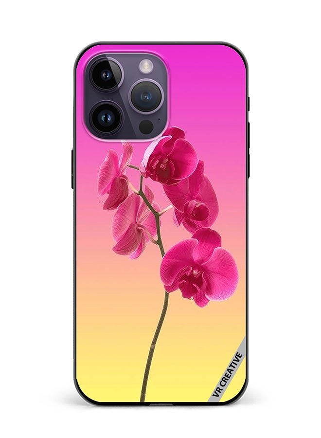 VR CREATIVE Protective Case Cover For Apple iPhone 16 Pro Max Flower Design Multicolour