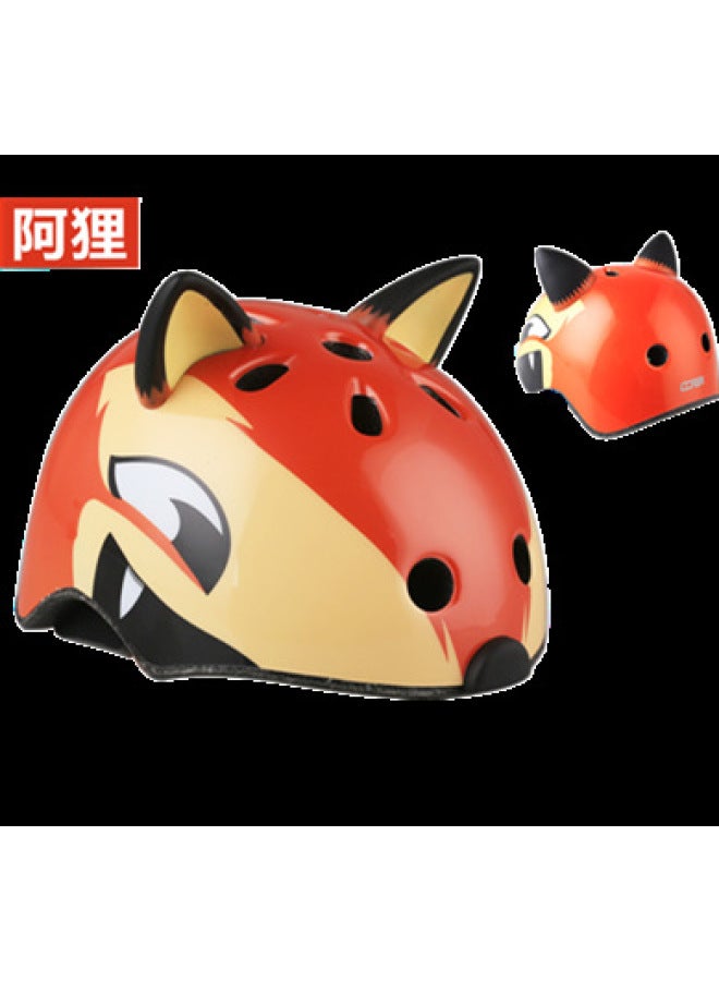 Ali Corsa Kidsren's Animal Cartoon Helmet Bicycle Roller Skating Balance Kart Kids Safety Helmet