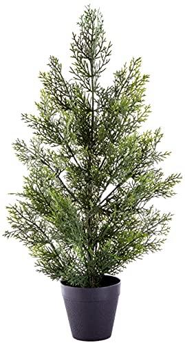 Nearly Natural 2ft. Mini Cedar Pine Tree (Indoor/Outdoor) - Image 1