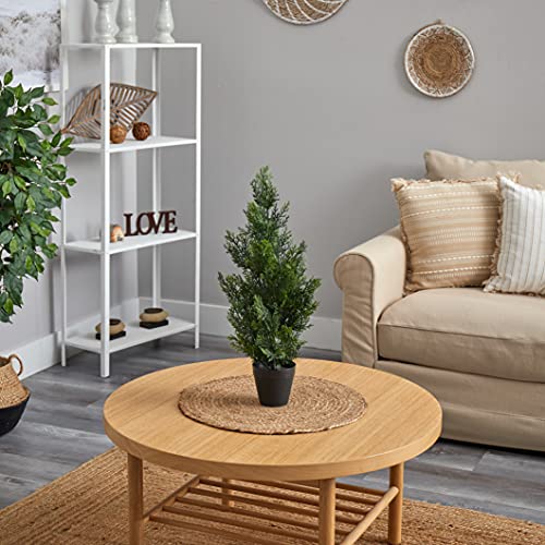 Nearly Natural 2ft. Mini Cedar Pine Tree (Indoor/Outdoor) - Image 5