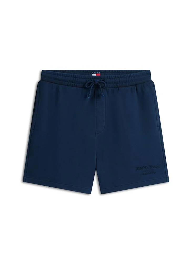 TOMMY JEANS  Classic Tonal Embroidery Terry Sweat Shorts for Men | Best Price UAE