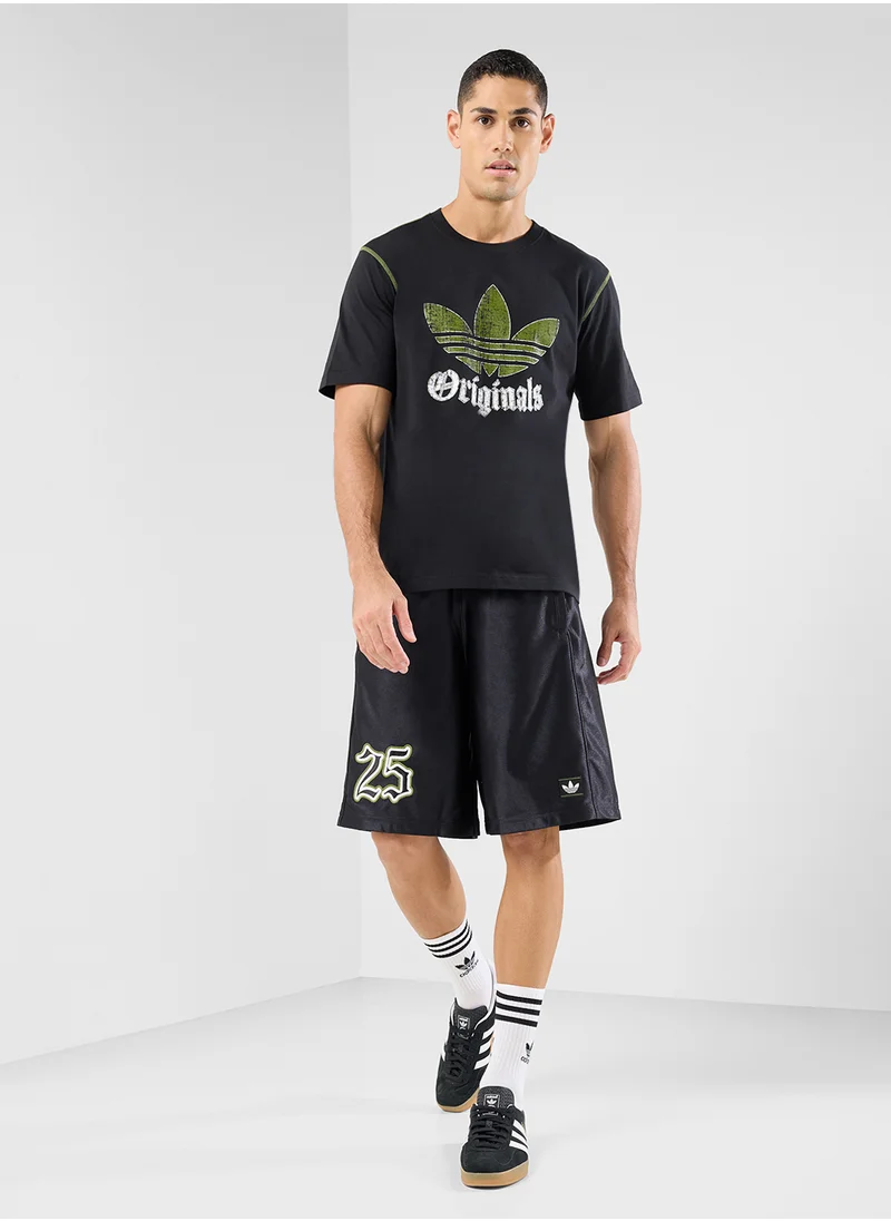 اديداس اوريجينالز Number Graphic Shorts