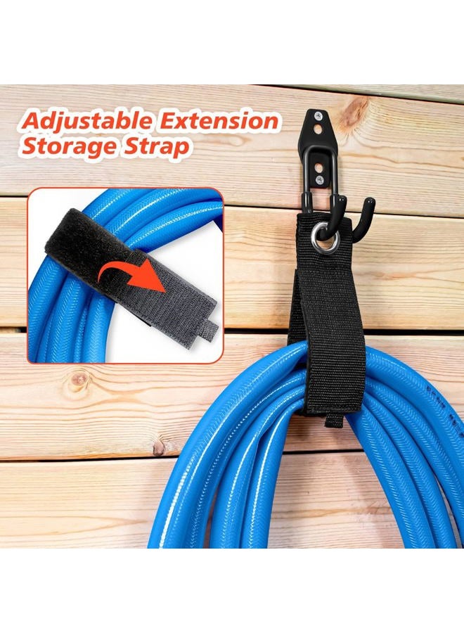 MIKRUI 30 Pack Heavy Duty Garage Hook,Solid Steel Garage Storage Hook,Wall Mount Garage Double Hook Organizer for Hanging Ladder,Bike,Garage,Ropes, Broom, Gardening Equipment,Yard Tools - Image 4