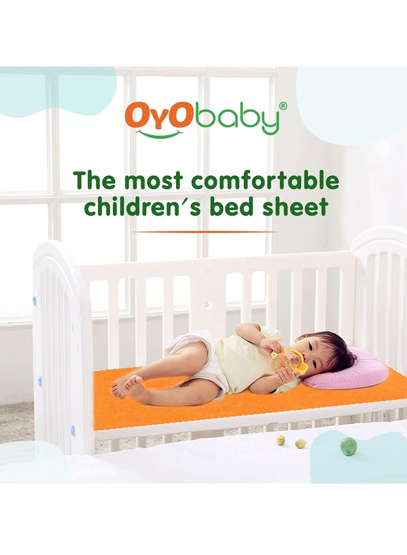 OYO BABY Extra Absorbent Waterproof Baby Dry
  Sheet Extra-Large Size (200x140cm) | Quick Dry Sheet for Bed Protector, Soft
  & Breathable | Sea Green - Image 4