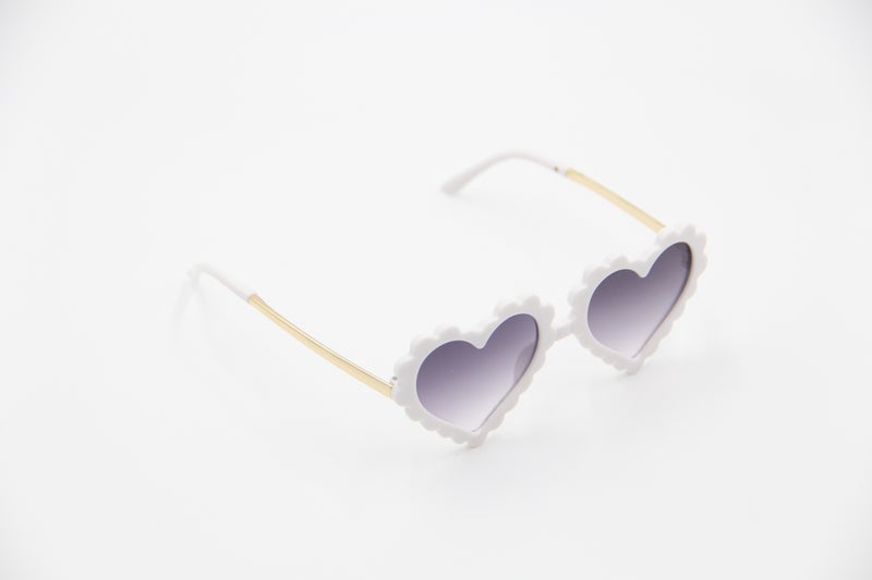 D'Daniela Hawaiian Glasses Hearth and Headband Set For Babies and Girls Blue - Image 3