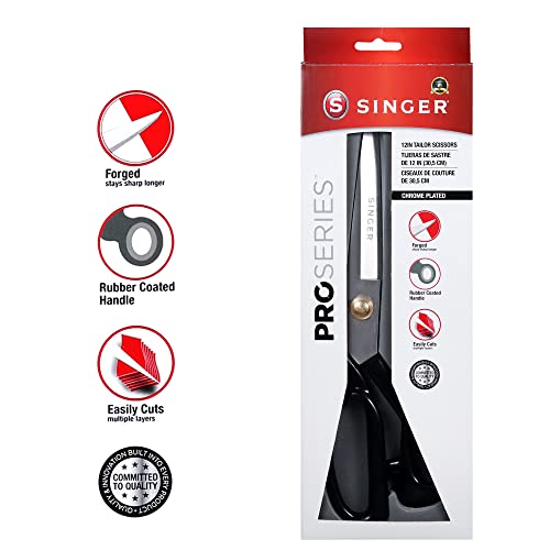 SINGER مقص خياطة SINGER ProSeries بطول 12 بوصة - Image 3