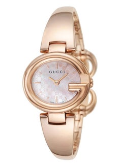 GUCCI Gucci Guccisima Quartz Mother Of Pearl White Dial Rose Gold Steel Strap Watch For Women - YA134312  - Image 1