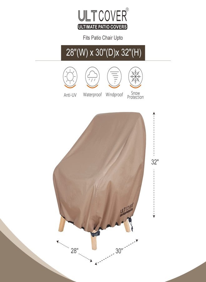 ULTCOVER Waterproof Patio Adirondack Chair Cover for Outdoor Chair Size Upto 32x38 inch - Image 2