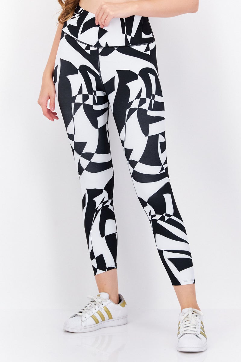 Sage Collective Women Sportswear Fit 7/8 Training Leggings, Black  - Image 1