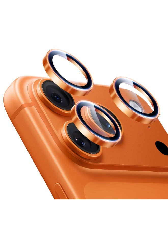 ESR Camera Lens Protector for iPhone 17 Pro Max/17 Pro/16 Pro Max/16 Pro/15 Pro Max/15 Pro/14 Pro Max/14 Pro, Ultra-tough HD Individual Lens Protectors, Ultra-thin Tempered Glass orange - Image 1