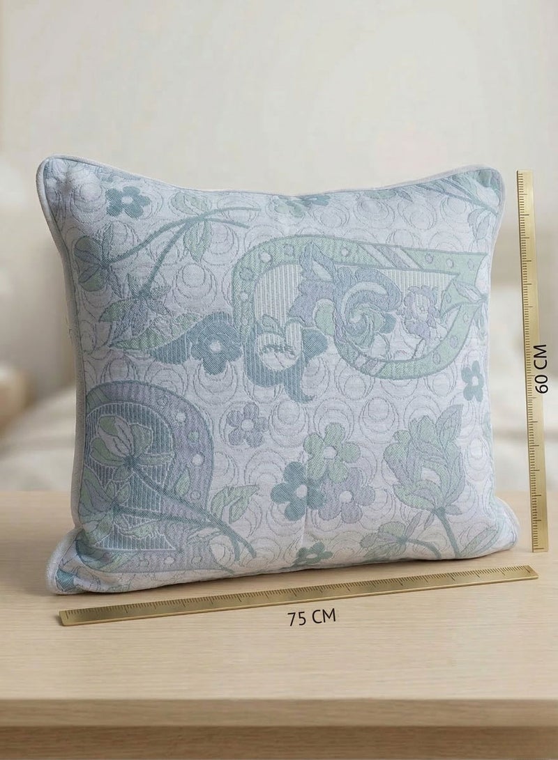 Luxury  Bedspread Set, 3-Piece - Classical Floral Patterns with Meticulous Weaving - Size 240x260 cm - Image 4