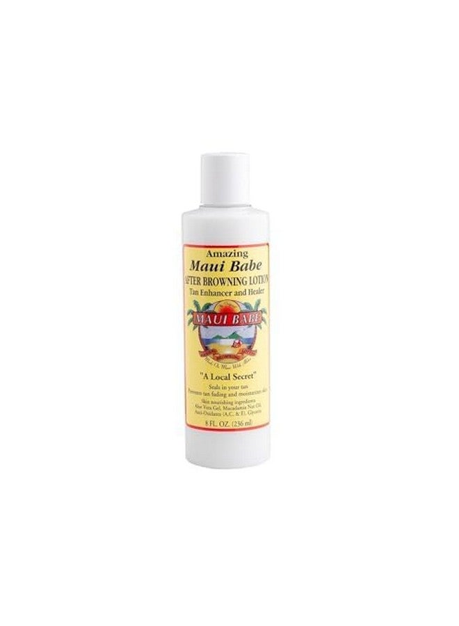 Nautical Crush Trading Maui Babe Before And After Browning Lotion 2 Pack - Outdoor Tanning Lotion 8oz & After Sun Lotion 8 oz With Makeup Bag - Maui Babe Suntan Lotion - Dark Tanning Formula Sun Tanning Lotion  - Image 4