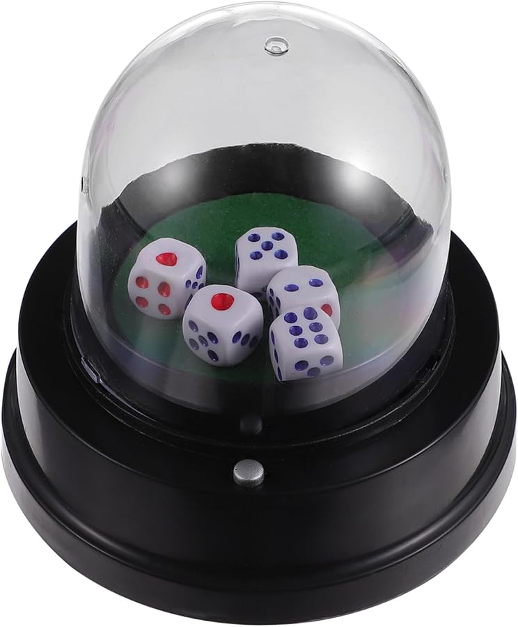 كأس نرد كهربائي، مجموعة ألعاب هز تلقائية مع نردين للحفلات، تصميم مدمج - Image 2