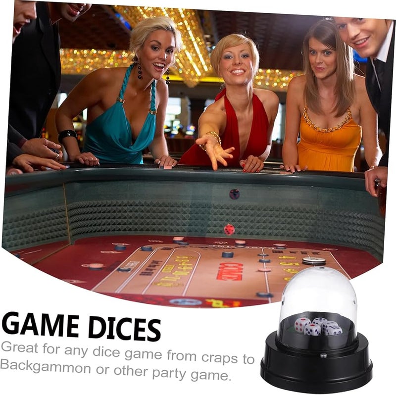 كأس نرد كهربائي، مجموعة ألعاب هز تلقائية مع نردين للحفلات، تصميم مدمج - Image 5