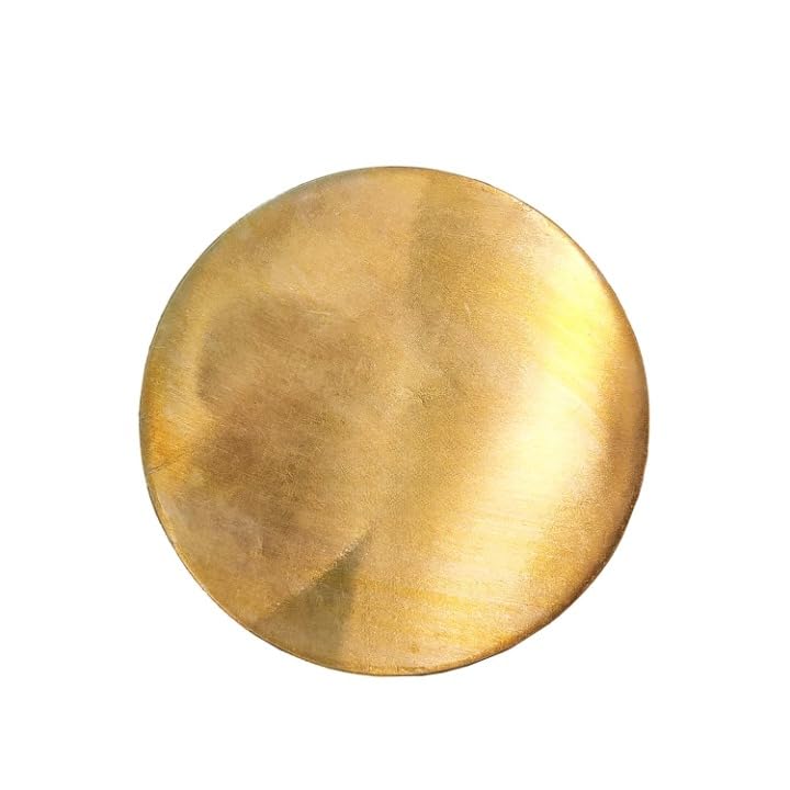 TOOLBUX Round Anvil Plate with Flat Surface for Jewelry Repairing Forming Stamping and Shaping Works Size 4x4 Color Chrome - Image 4