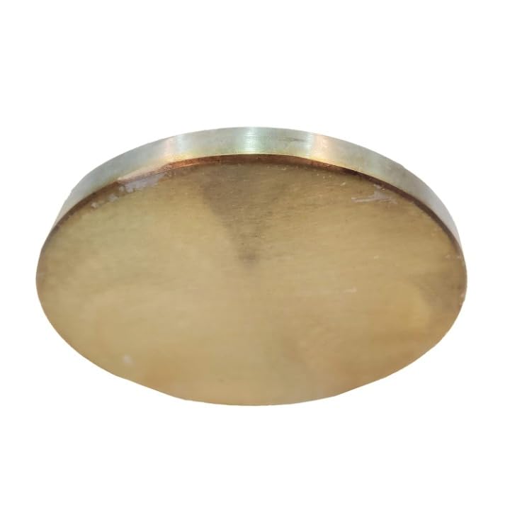 TOOLBUX Round Anvil Plate with Flat Surface for Jewelry Repairing Forming Stamping and Shaping Works Size 4x4 Color Chrome - Image 3