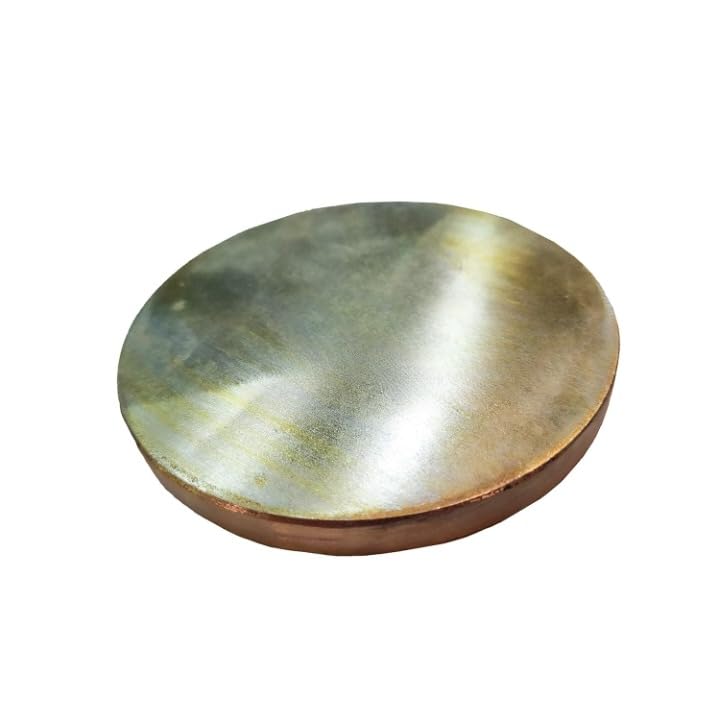 TOOLBUX Round Anvil Plate with Flat Surface for Jewelry Repairing Forming Stamping and Shaping Works Size 4x4 Color Chrome - Image 5