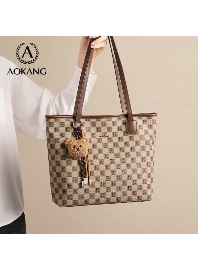 Aokang Women's Shoulder Bag New Fashion Large Capacity Armpit Single Shoulder Bag Light Luxury Tote Bag Birthday Gift For Girlfriend Wife - Image 1