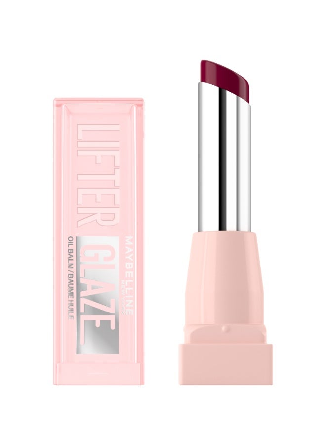 Maybelline New York Lifter Glaze Oil Balm, Hydrating Oil Balm With Hyaluronic Acid, Up to 24H Hydration, Acai Glaze 008 - Image 1
