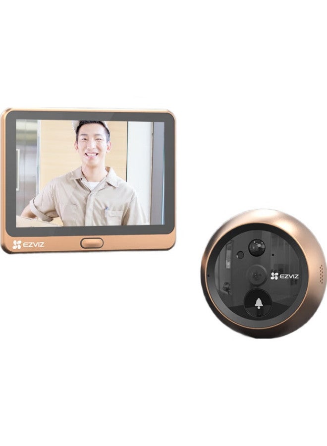 EZVIZ Dp2C 3Mp Smart Peephole Camera, 3 Million Ultra-Clear, Hikvision Electronic Peephole, Visual Doorbell For Security Doors, Remote Video Call - Image 2