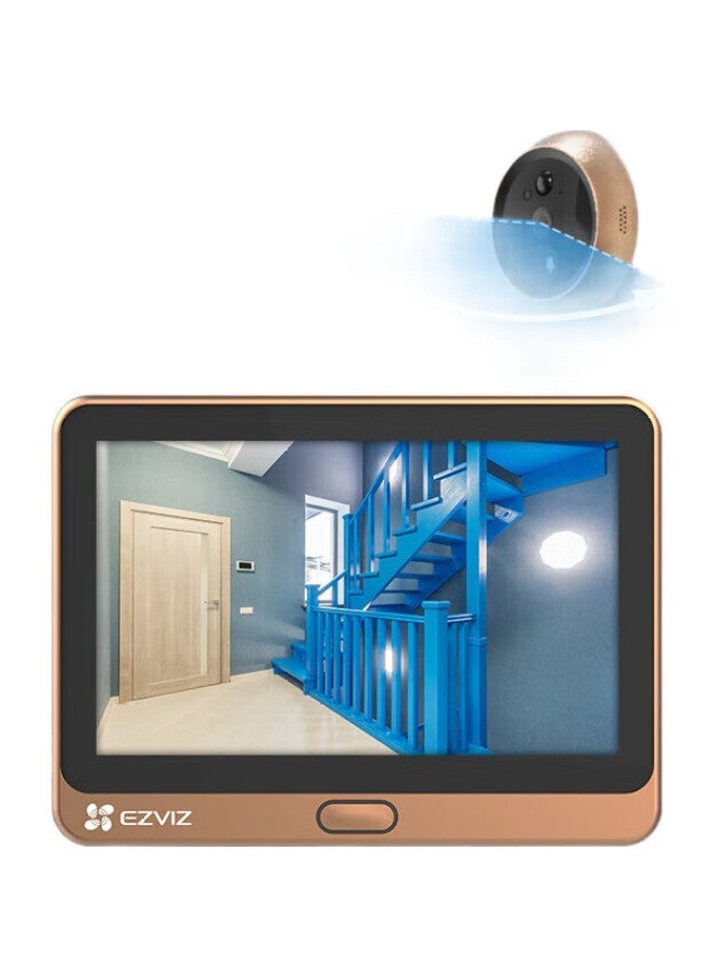 EZVIZ Dp2C 3Mp Smart Peephole Camera, 3 Million Ultra-Clear, Hikvision Electronic Peephole, Visual Doorbell For Security Doors, Remote Video Call - Image 1