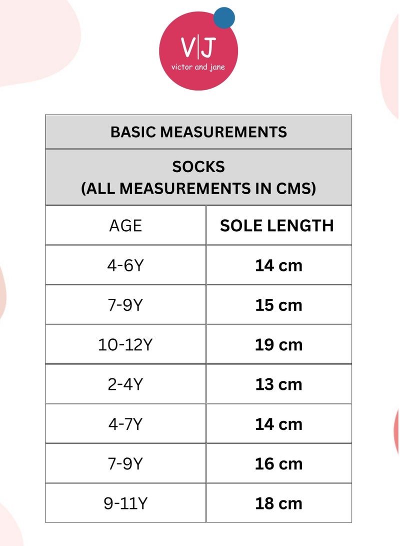 victor and jane PACK OF 3 PLAIN ANKLE LENGTH SCHOOL SOCKS - Image 3