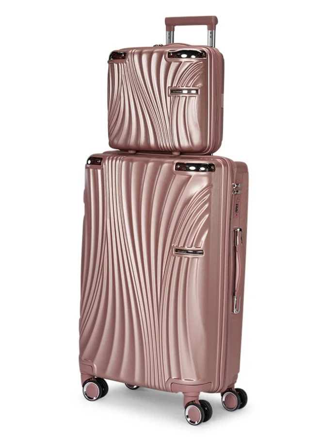 LIMRA Luggage set 4 pieces travel Bags with a distinctive design from limra Rosegold.