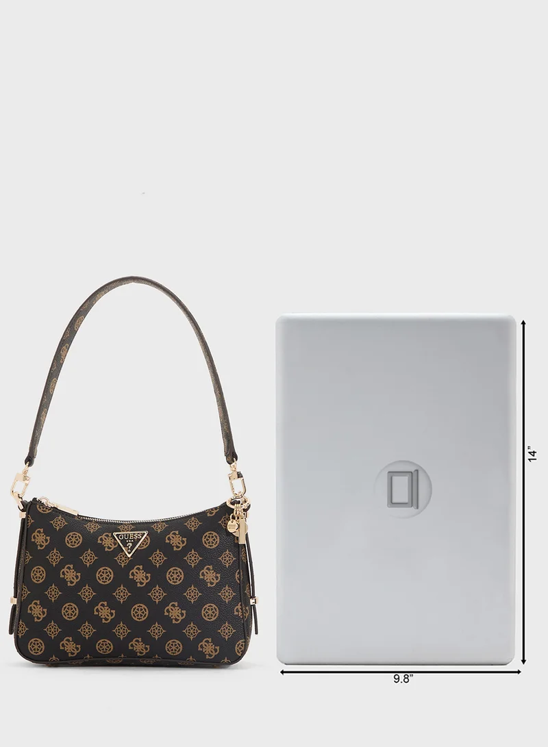 GUESS Eco Erica Top Zip Shoulder Bag