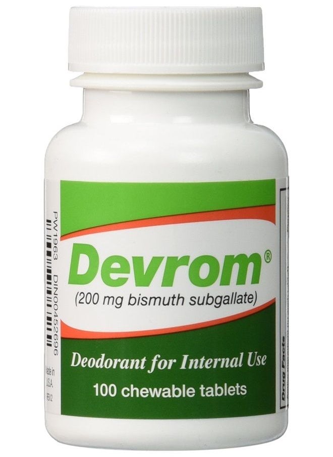 Devrom - Tablets Bottle of 100 Tablets,new and old package alternate - Image 1