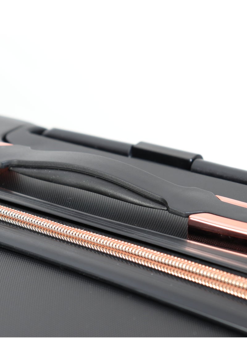 Viper Travel Bag in Stylish Black with Brass Accents - Stylish and Functional Design, Strong and Lightweight Material, Perfect Storage Capacity.