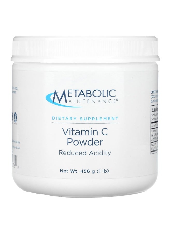 Metabolic Maintenance - Metabolic Maintenance, Vitamin C Powder, 1 lb (456 g) - Image 1