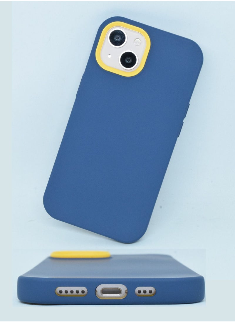 Houmt - iPhone 13 Case 6.1 Inch Soft Flexible Silicone With inside Frame Camera Protected Back Cover - Image 1