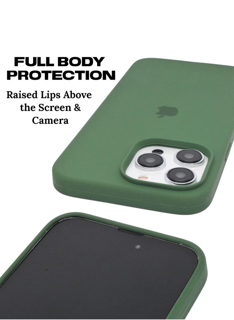 BORTONY iPhone 13 Pro Case Liquid Silicone Anti Scratch Anti Fingerprint Soft Silky Touch Shockproof Protective Cover for Apple iPhone 13 Pro  - Image 2