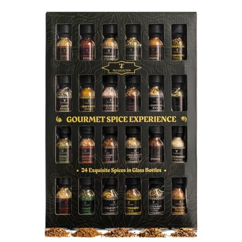TILZ COLLECTION Spice Gift Set 24 Gourmet Spices For Cooking Grilling Rubs Mixed Spice Herbs Spices  Seasonings All Purpose Seasoning Cooking Gifts For Men Women Birthday Housewarming Gifts - Image 1