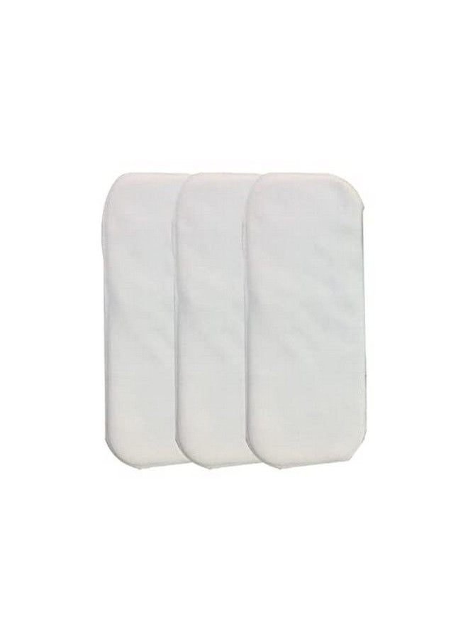Chinmay Kids Unisex Baby Diaper Insert Pad4 Layer Mircofiber Reusable And Washable Cloth Diaper Liner Pad For Small Toddler And Newborn Babies Age 024 Months White (Pack Of 3)  - Image 1
