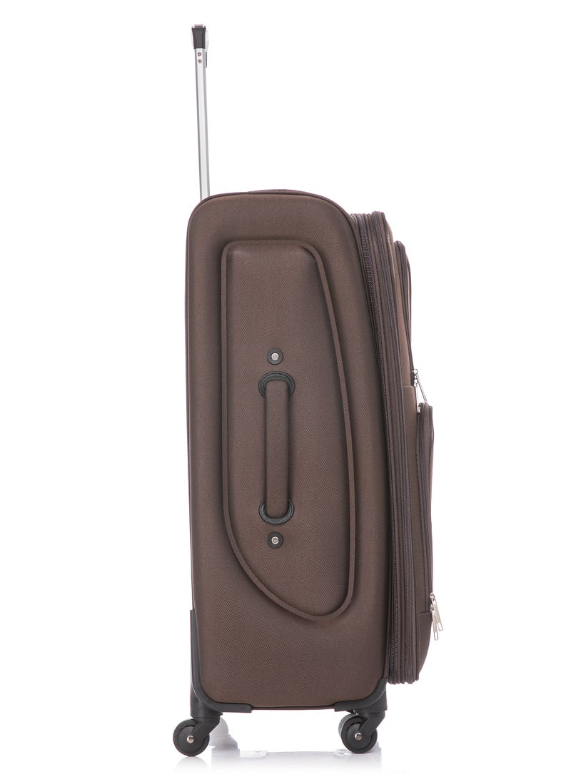 STARLIFE - 4 Piece Softside 4 Wheels Trolley Luggage Set With Number Lock 20,24,28,32 Inches - Image 1