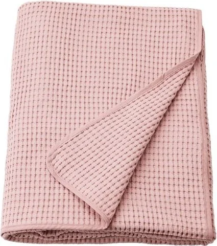 Ikea Double Bedspread, pink Meridyendukkan 230X250 cm 100% Cotton Bedspread