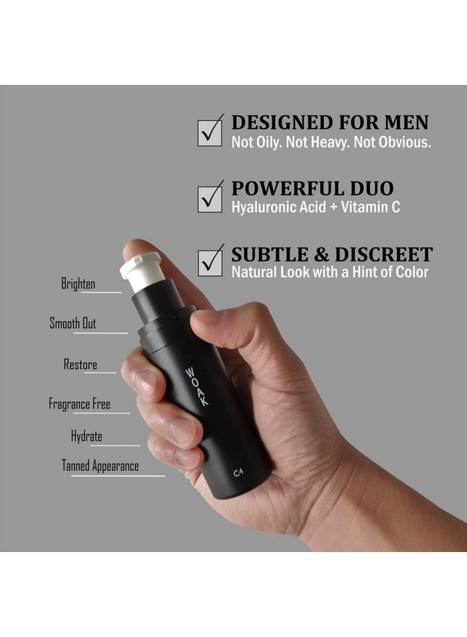 WOAK C4 - Men's Tinted Moisturizer BB CC Cream Foundation - Color Correcting Camo Complex - Hybrid Skin Care (Medium) - Image 5