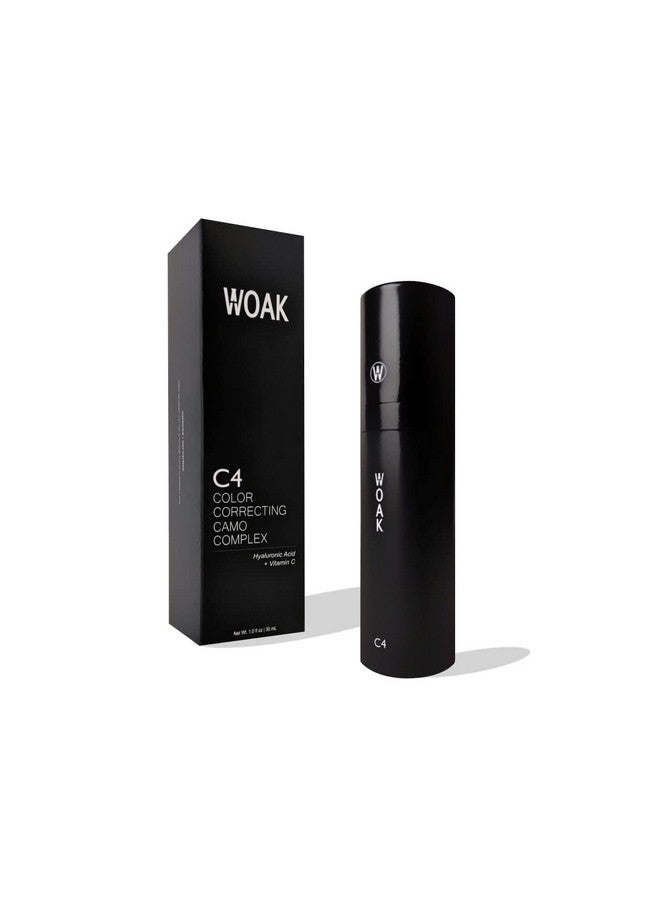 WOAK C4 - Men's Tinted Moisturizer BB CC Cream Foundation - Color Correcting Camo Complex - Hybrid Skin Care (Medium) - Image 2