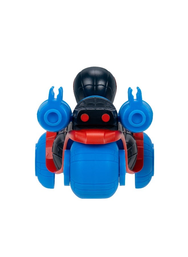 MARVEL سيارة سبايدي وأصدقائه ويب دارت زومر - دوران | مارفل | سبايدرمان | سيارة لعبة | سيارة قابلة للجمع | ألعاب تشجيع اللعب الخيالي وتطوير المهارات الحركية | هدية للأطفال والرضع - Image 5