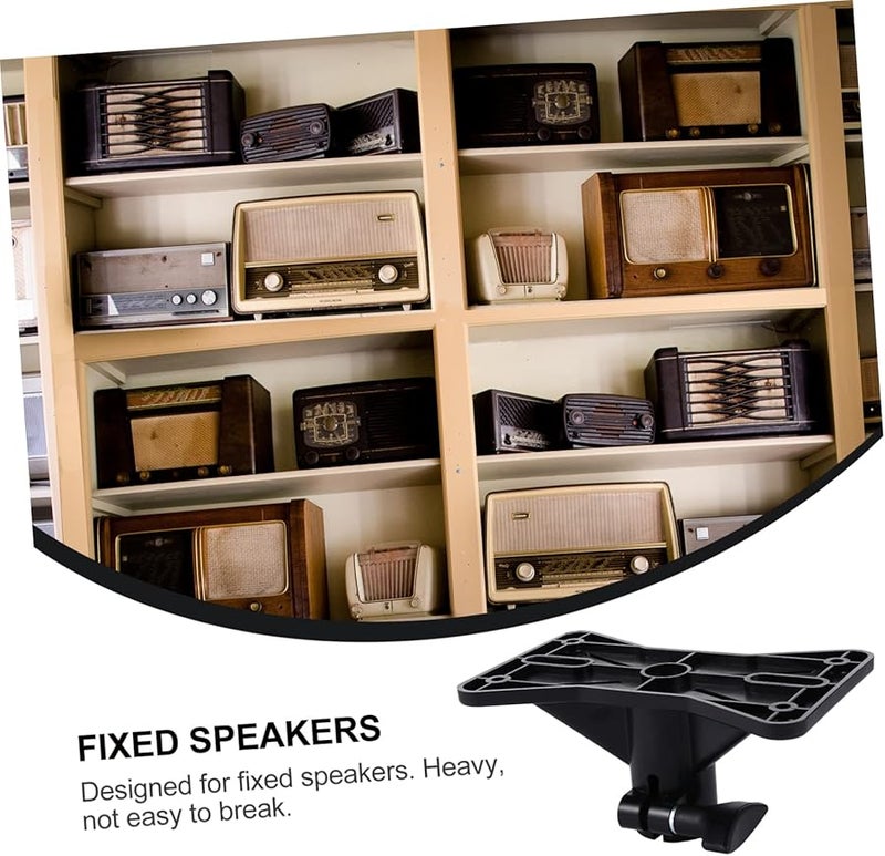 حامل ثلاثي القوائم الأسود الثقيل لمكبرات الصوت للمسارح المنزلية والحانات الرياضية والشرفات - Image 4