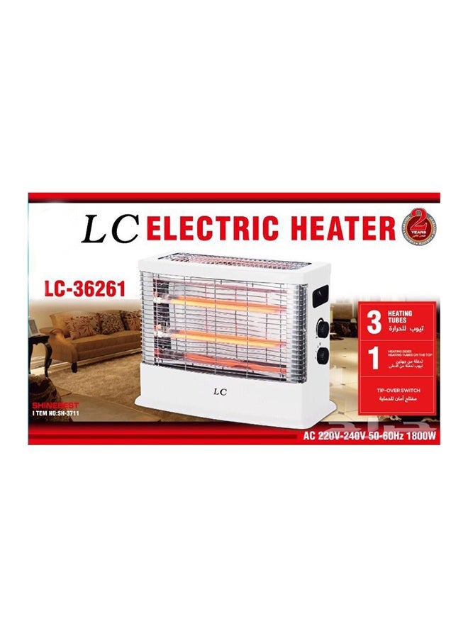 LC Electric Heater with 3 Heating Tubes and Adjustable Power Levels - Image 1