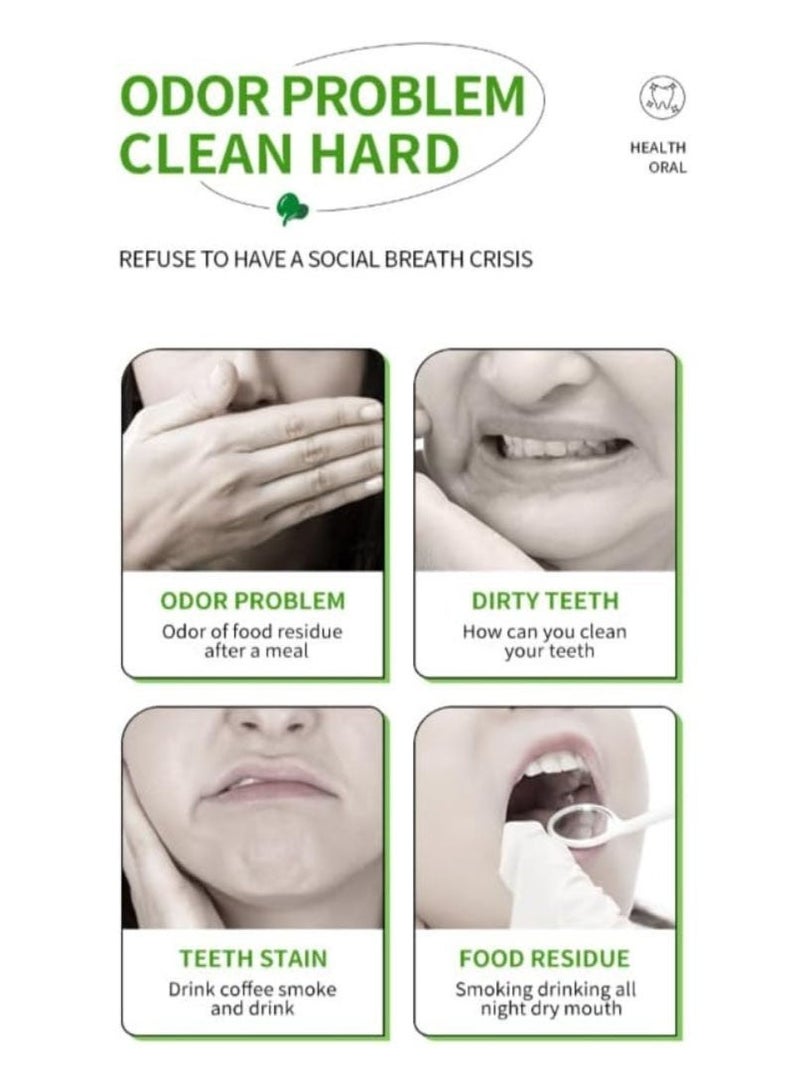 SADOER Travel Mouthwash, Portable Disposable Refreshing Mouthwash and Freshener Mint, 2 Boxes (40 Packets in Total) of Single-Use Packets for On-the-Go Oral Care, Removes Food Residue & Odor, Freshens Breath - Image 4