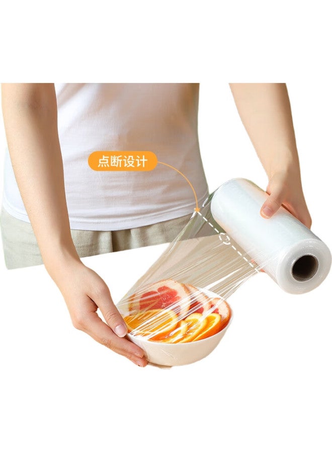 Maryya Disposable Cling Film Jumbo Roll 30cm*300m Breakpoint Design Food Grade Easy Tear - Image 3