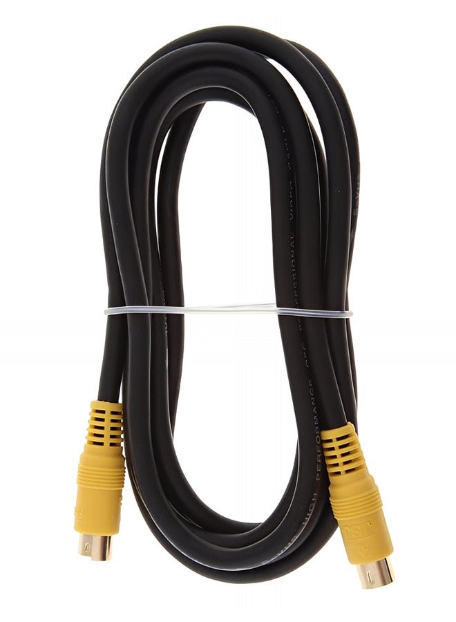 Taimi 4-Pin S-Video Male to Male Cable Adapter for TV and AV Equipment  - Image 1