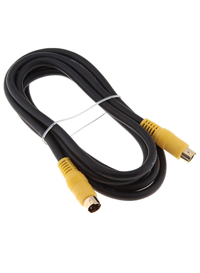 Taimi 4-Pin S-Video Male to Male Cable Adapter for TV and AV Equipment  - Image 2