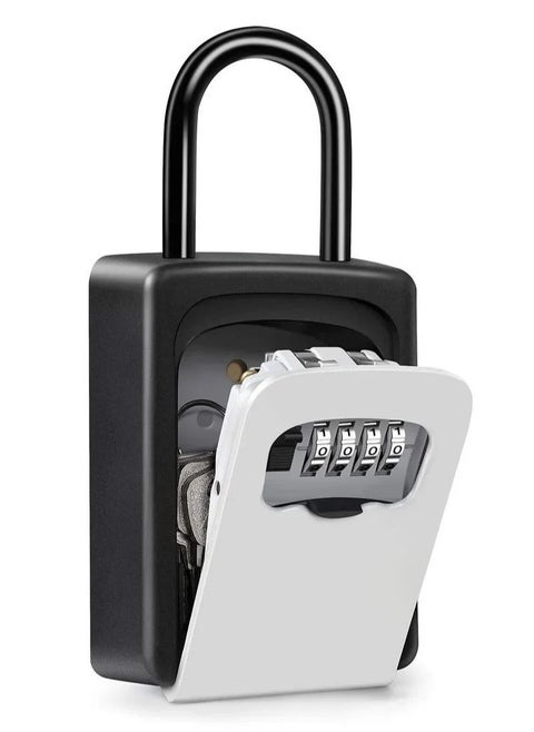 Key Lock Box Portable No installation Resettable Code Waterproof Combination Lock Box
