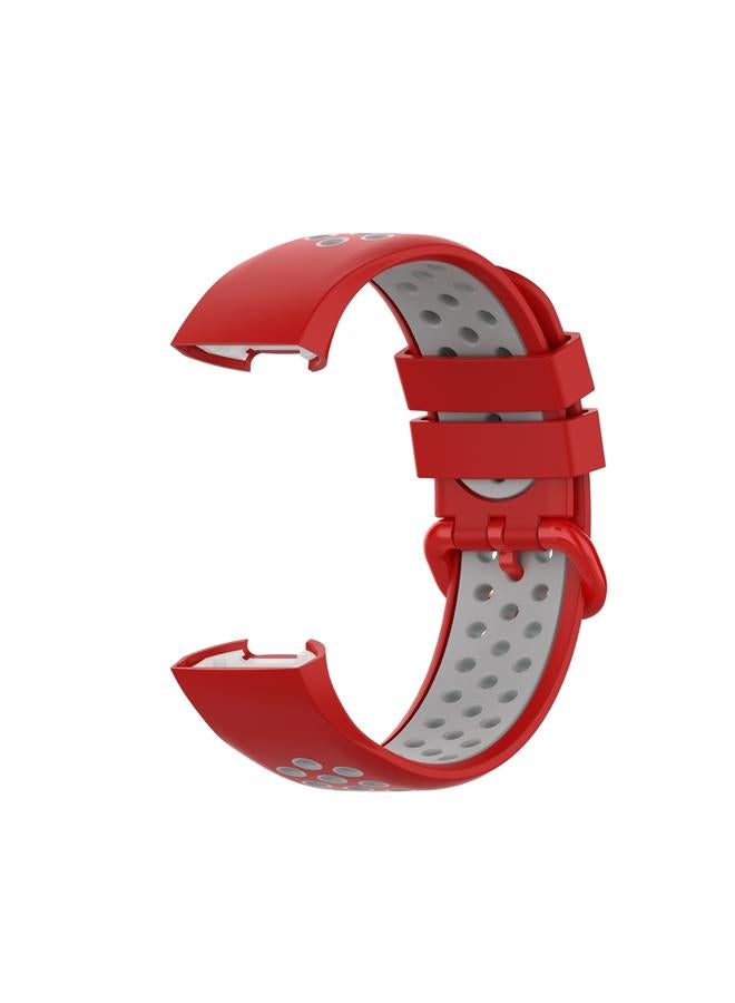 erorex Replacement Band For Fitbit Charge 4 / Charge 3 / Charge 3 SE Watch Button Two Colors Silicone Replacement Strap Watchband - Image 3