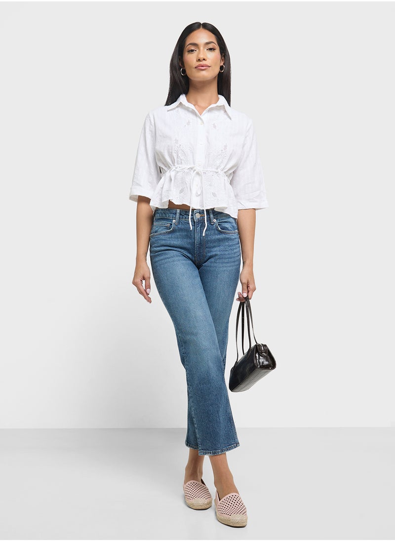 French Connection - Barnet Cottom Striped Shirt - Image 1